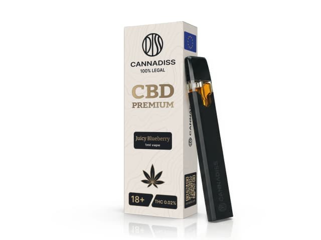 JUICY BLUEBERRY CBD disposable vape